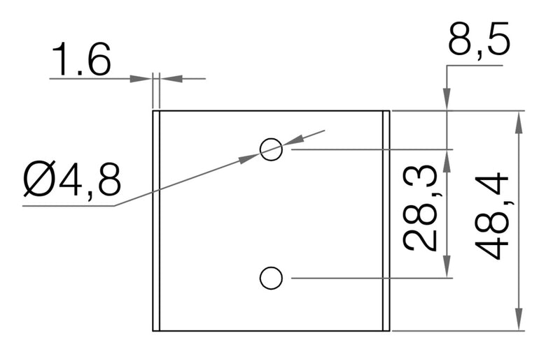 Picardy Fence Clip 52mm