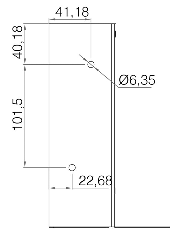Picardy Arris Rail Bracket 200mm
