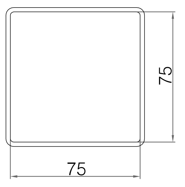 Picardy Fence Post Extender 75x75mm