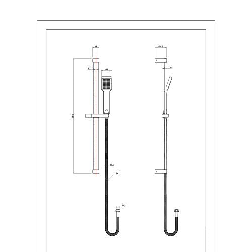 Fresssh Diamond Kit In ABS Plastic Square With Single Function Head