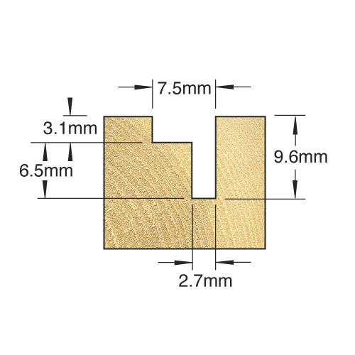 C206X1/2TC - Aquamac 63 Recesser 41.3mm diameter