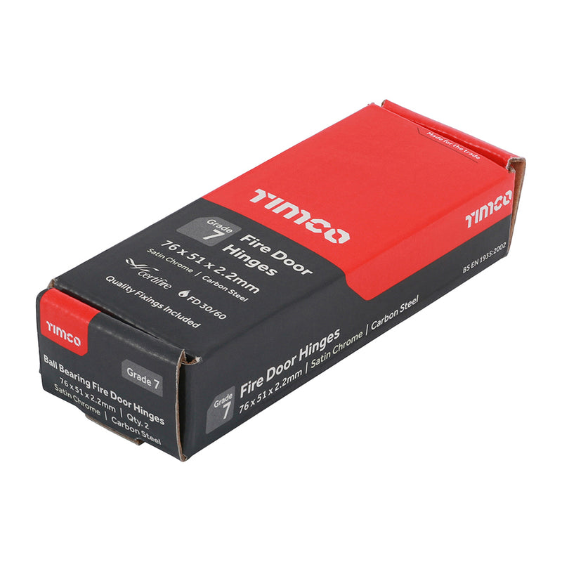 TIMCO Ball Bearing Hinges Grade 7 Steel Electro Brass