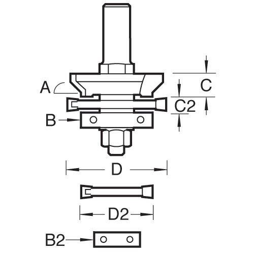 C256X1/2TC - Matchlining set