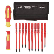 Draper 70867 XP1000® VDE Slimline Interchangeable Screwdriver Set (12 Piece)