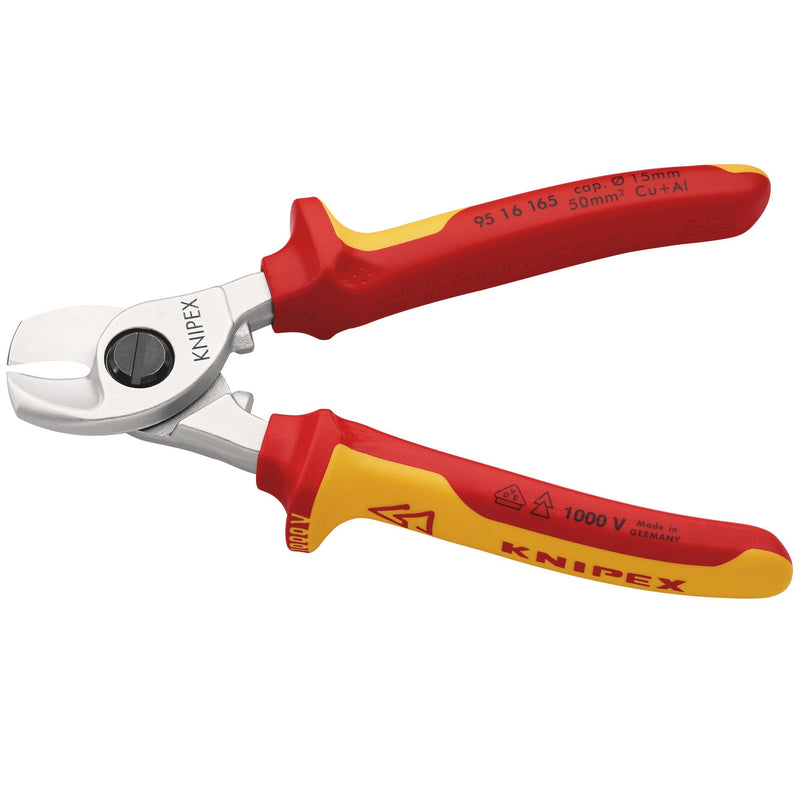 Draper 34058 KNIPEX 95 16 165 SB VDE Cable Shears, 165mm