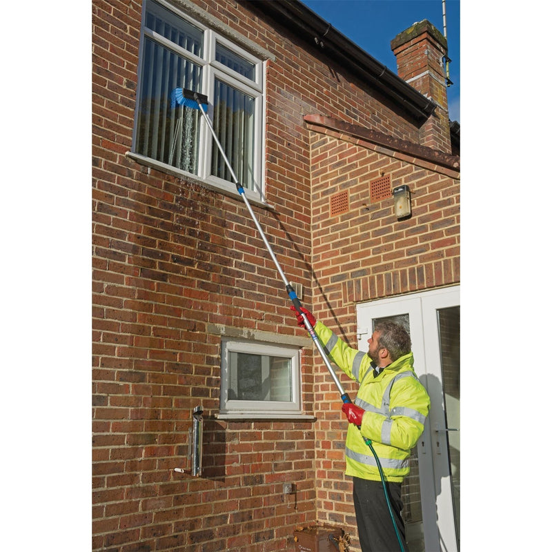 Draper 85068 Flow Through Telescopic Washing Brush, 3m