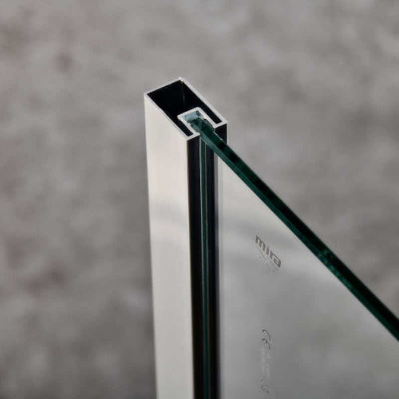 Mira Elevate Static Bath Screen Square 300