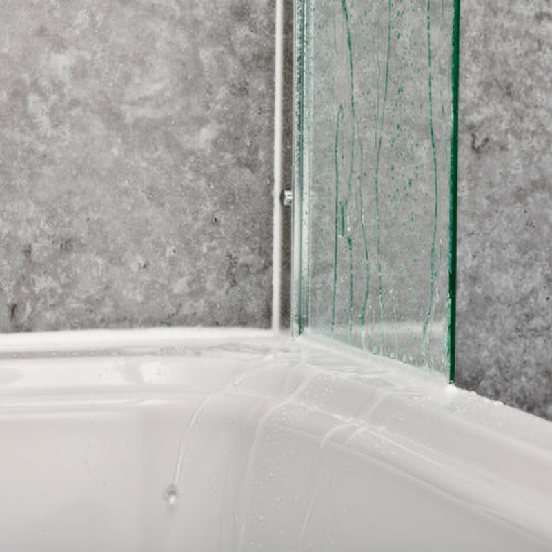 Mira Elevate Static Bath Screen Square 300