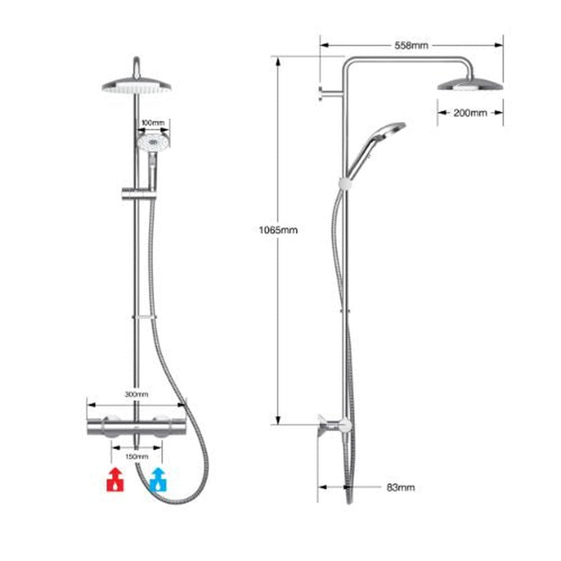 Mira Recat Dual Outlet