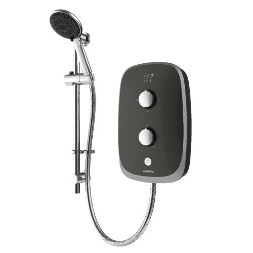 Aqualisa eVOLVE 8.5kW Electric Shower Grey/Satin Silver