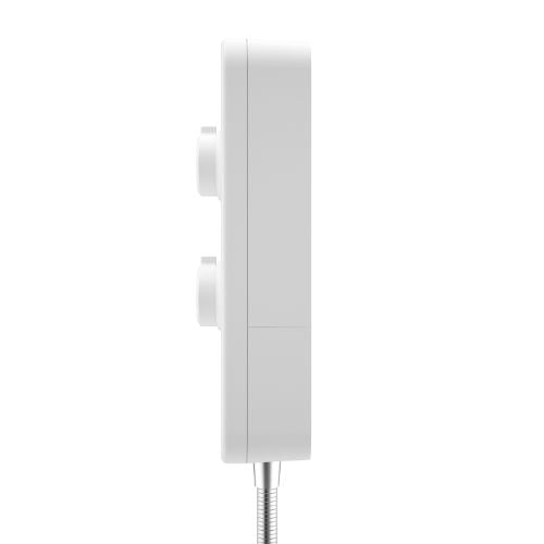 Aqualisa E1 Electric Shower With Single Mode Handset 9.5kW White