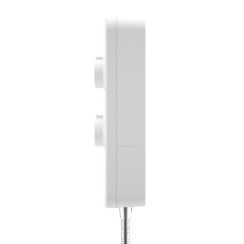 Aqualisa E2 APL Elect Shwr 3 Mode Handset 10.5kW Mulltifit White