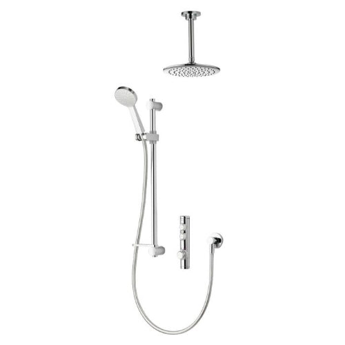 Aqualisa iSystem Smart Divert Conc Adj With Ceilig Fxd Head - HP/Combi