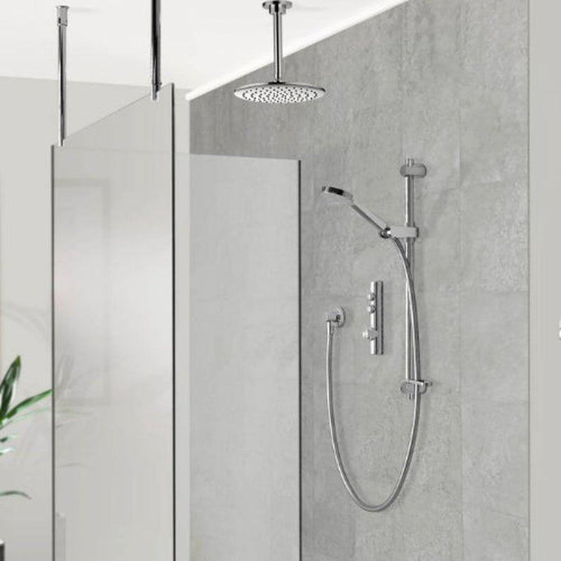 Aqualisa iSystem Smart Divert Conc Adj With Wall Fx Hds - GP