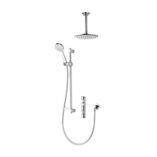 Aqualisa iSystem Smart Divert Conc Adj With Wall Fx Hds - GP