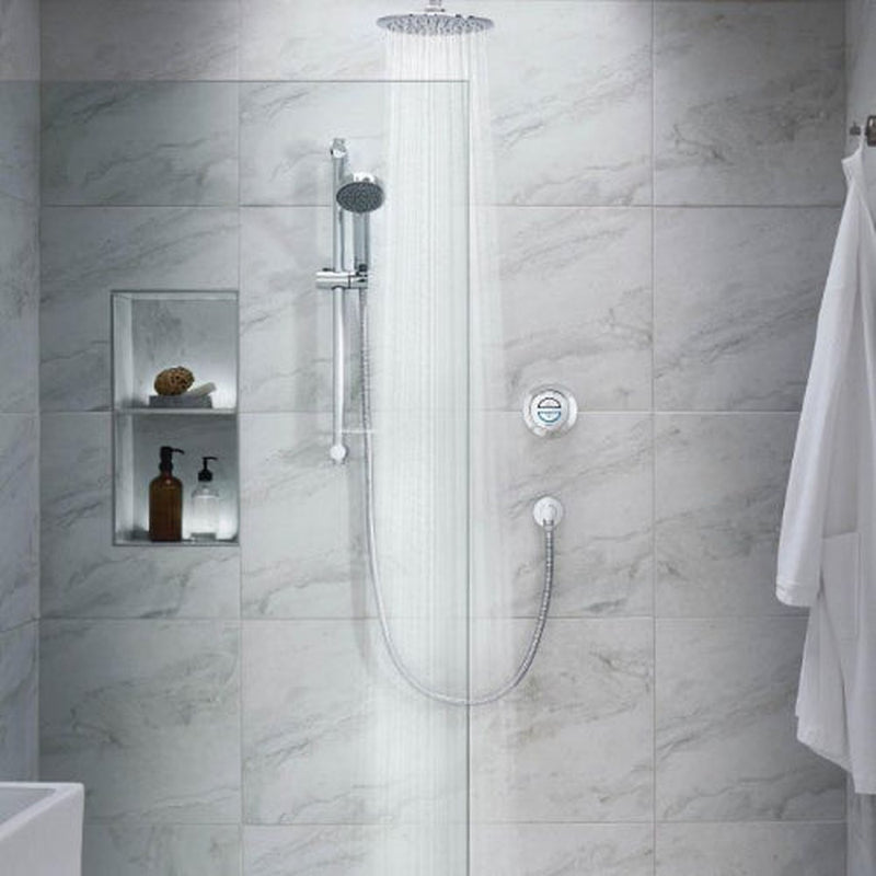 Aqualisa Quartz Classic Smart Divert Cncealed Adj Ceiling Fix Hds - HP