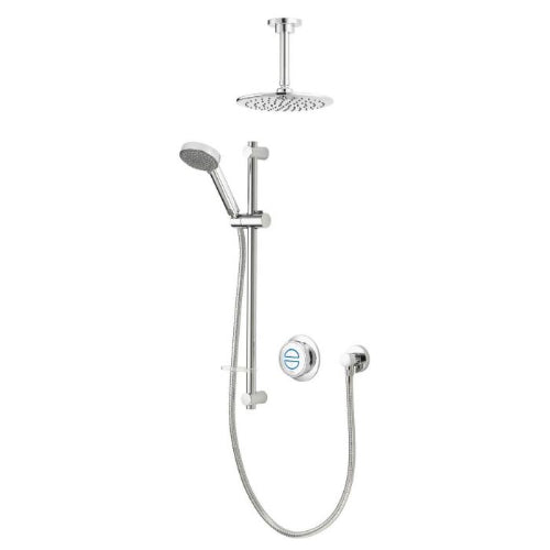 Aqualisa Quartz Classic Smart Divert Cncealed Adj Ceiling Fix Hds - HP