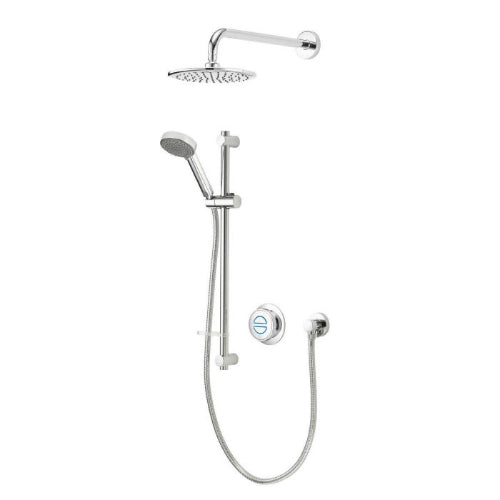 Aqualisa Quartz Classic Smart Divert Concealed Adj Wall Fix Hds - GP