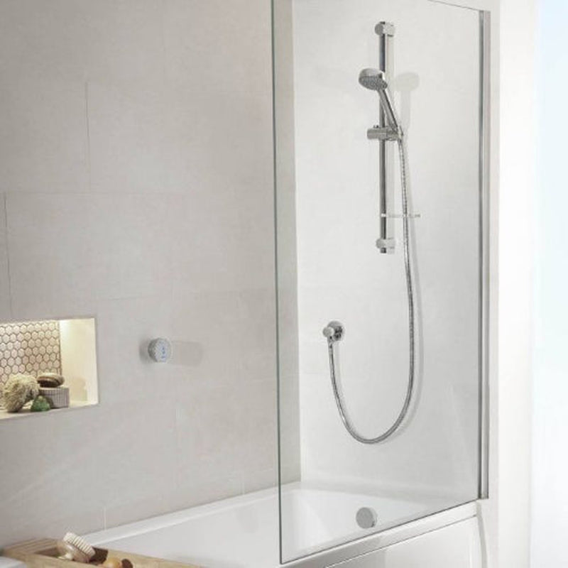 Aqualisa Quartz Blue Smart Divert Concealed Adj With Bath - HP