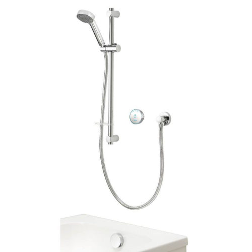 Aqualisa Quartz Blue Smart Divert Concealed Adj With Bath - HP