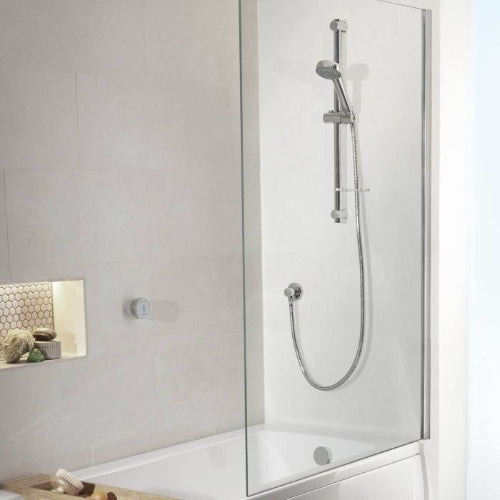 Aqualisa Quartz Blue Smart Divert Concealed Adj With Bath - HP