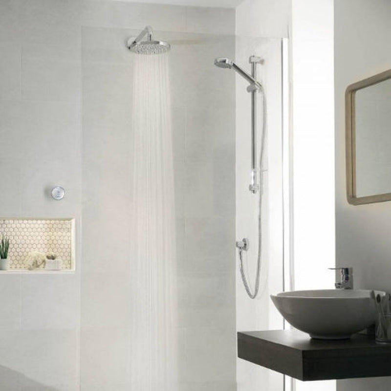 Aqualisa Quartz Blue Smart Divert Concealed Adj Wall Fix Hds - HP