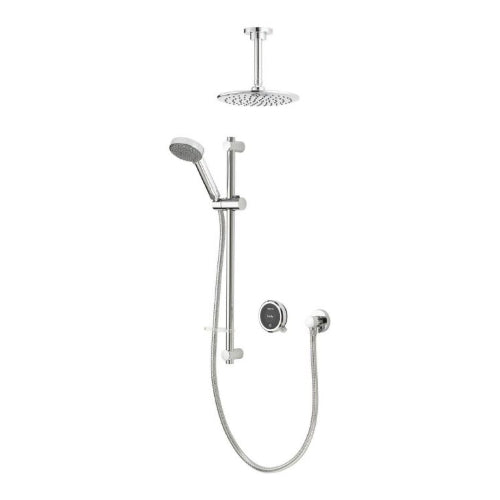 Aqualisa Quartz Touch Smart Divert Conc Adj Fxd Ceiling Hds - HP