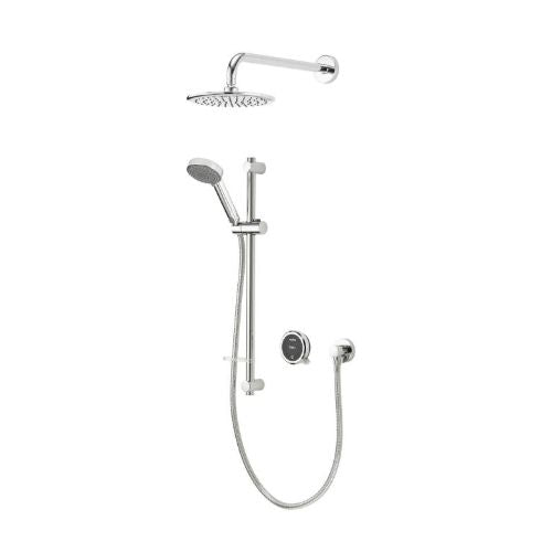 Aqualisa Quartz Smart Divert Conc Adj Fixed Wall Heads - HP