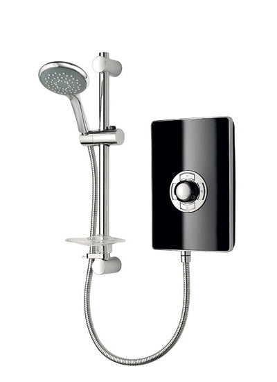 Triton Aspirante 8.5kw Electric Shower Black Gloss