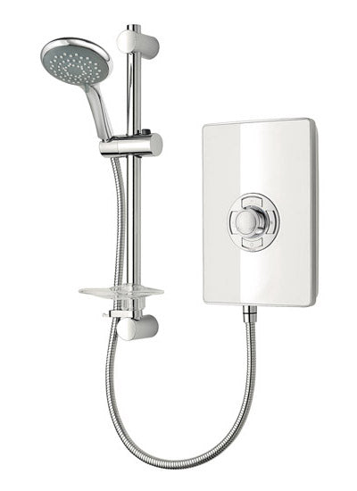 Triton Aspirante Electric Shower 9.5kW White Gloss