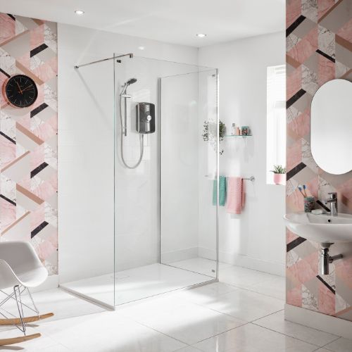 Triton Amore 9.5kW Electric Shower Gloss Black