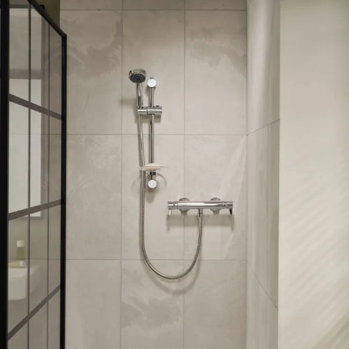 Triton Dene TMV2 Cool Touch Chrome Thermostatic Bar Mixer Shower