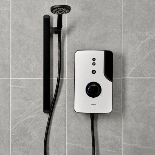 Triton ENlight BTW 9.5kW Electric Shower White(Black Kit)