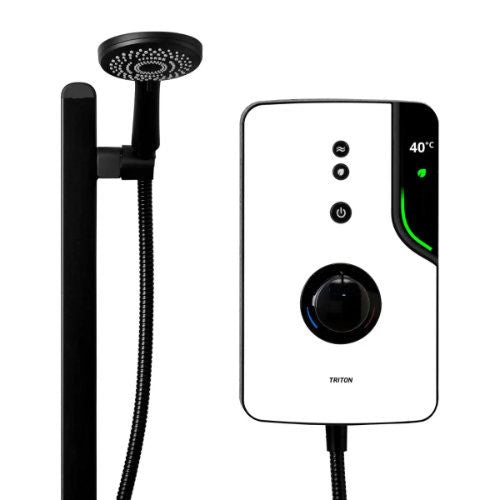 Triton ENlight BTW 9.5kW Electric Shower White(Black Kit)