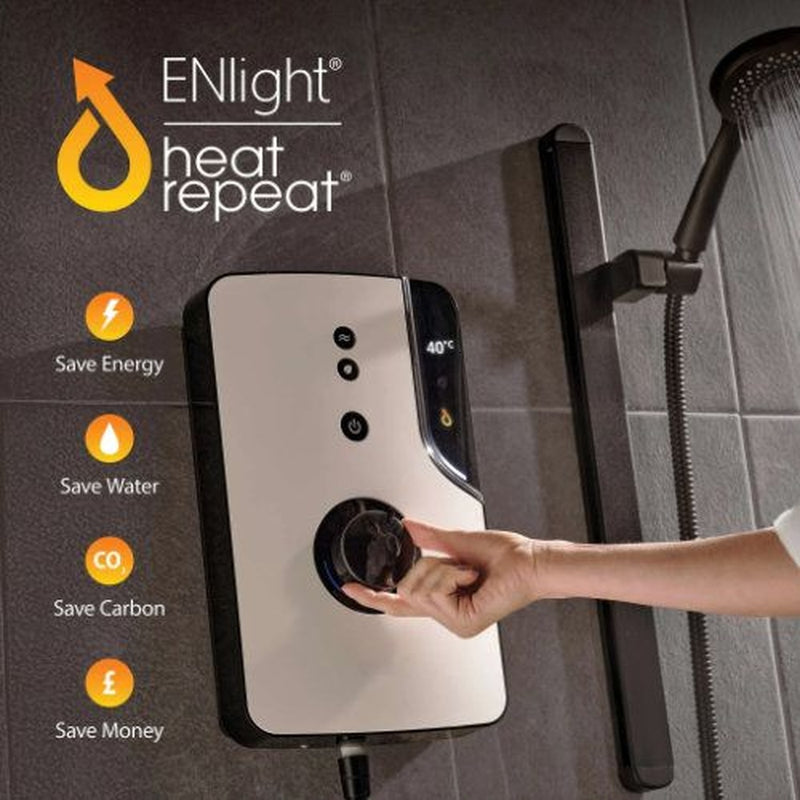 Triton ENlight Uniq 8.7kW With HeatRepeat White(Black Kit)