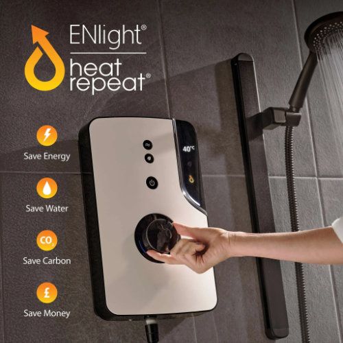 Triton ENlight Uniq 8.7kW With HeatRepeat White(Black Kit)