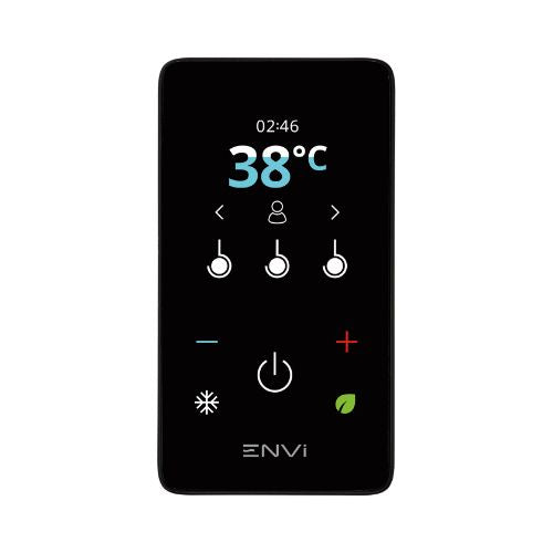 Triton ENVi 9.0kW Thermostatic Single Outlet Fixed Head Black