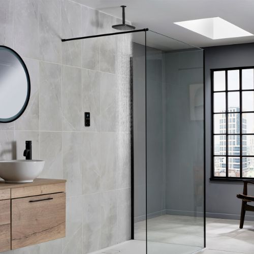 Triton ENVi 9.0kW Thermostatic Single Outlet Fixed Head Black