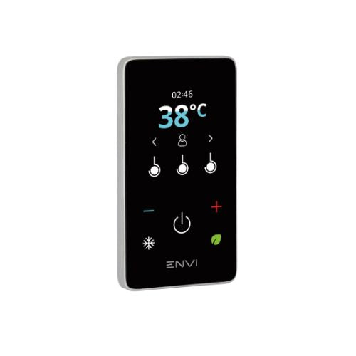Triton ENVi 9.0kW Thermostatic Single Outlet Ceiling Fed Kit Silver