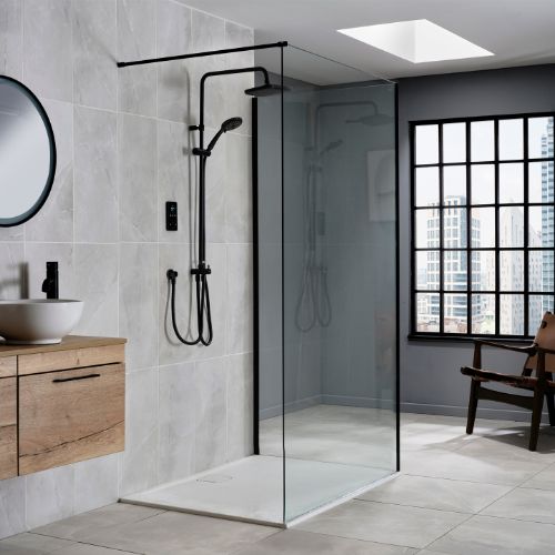 Triton ENVi 9.0kW Thermo DuElec Dual Outlet Shower Black