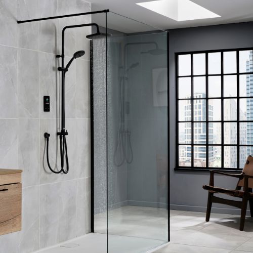 Triton ENVi 9.0kW Thermo DuElec Dual Outlet Shower Black