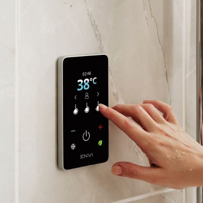 Triton ENVi 10.5kW Thermostatic Single Outlet Fixed Head Silver