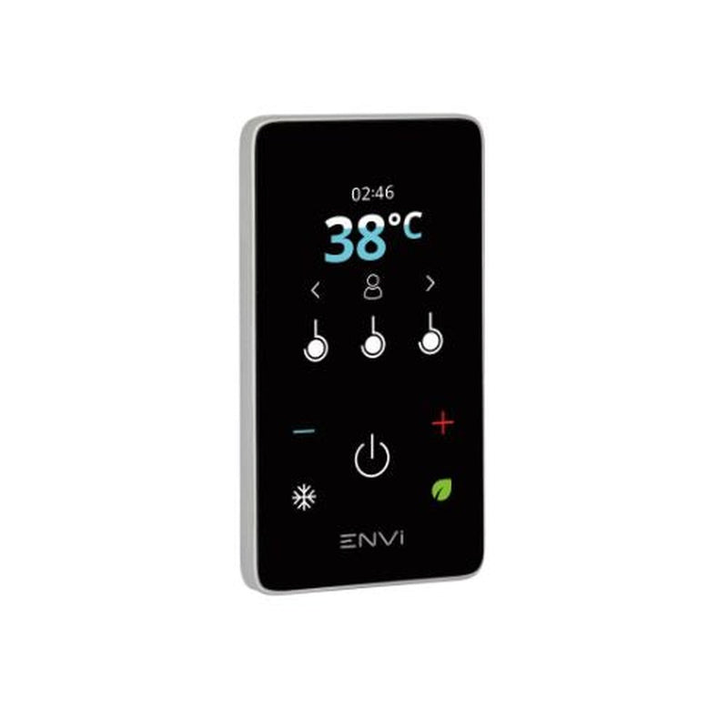 Triton ENVi 10.5kW Thermostatic Single Outlet Ceiling Fed Kit Silver