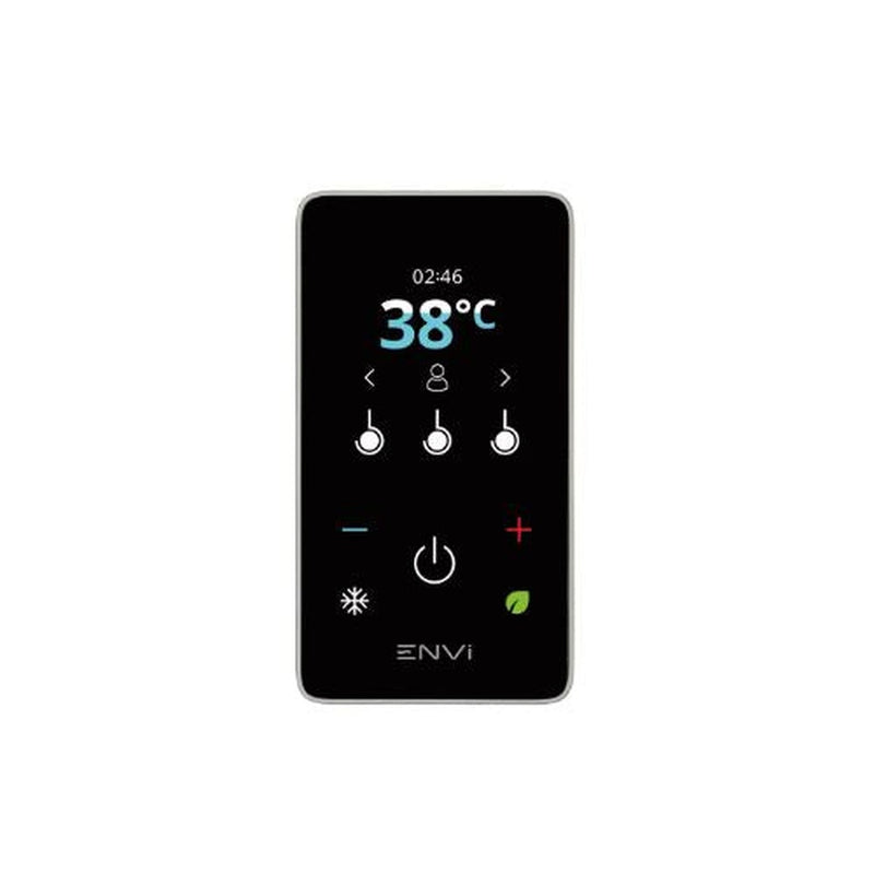 Triton ENVi 10.5kW Thermostatic Single Outlet Ceiling Fed Kit Silver