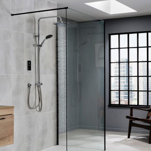 Triton ENVi 10.5kW Thermo DuElec Dual Outlet Shower Silver