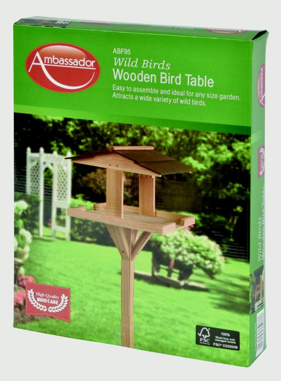 Ambassador Wooden Bird Table