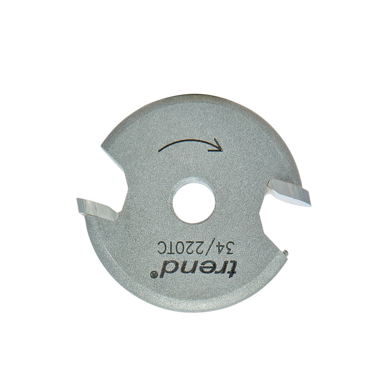 34/220TC - Groover 6mm kerf 1/4 inch bore