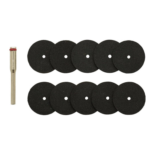 Draper 08957 Cutting Wheels and Holder for D20 Engraver/Grinder (10 Piece)
