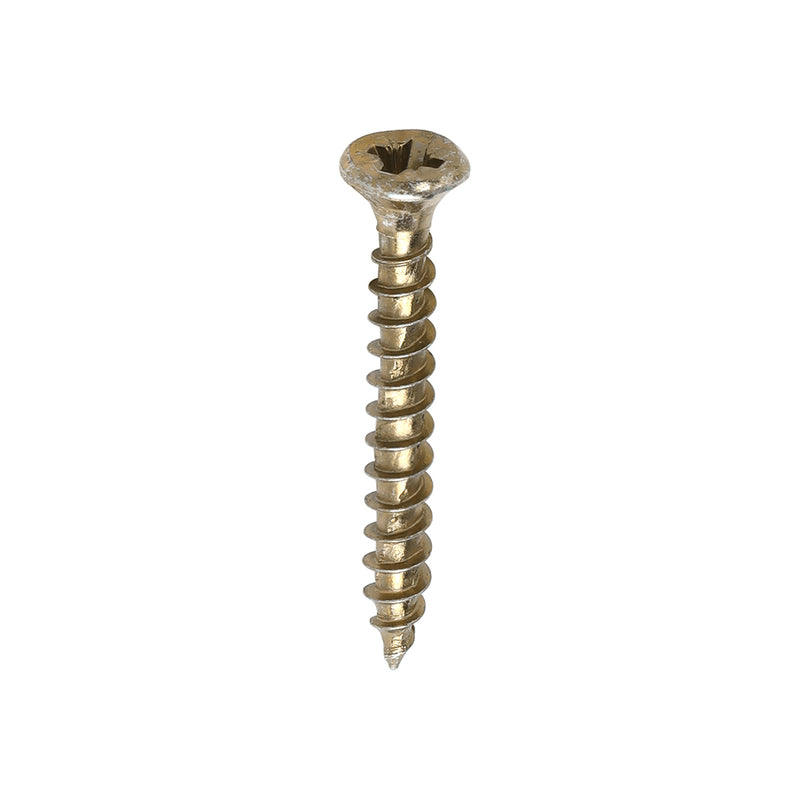 TIMCO Velocity Premium Multi-Use Countersunk Gold Woodscrews — Box