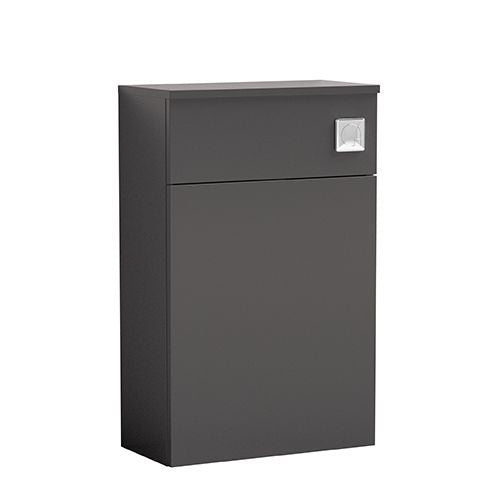 Fresssh Alba Colours 500mm WC Unit Grey Gloss
